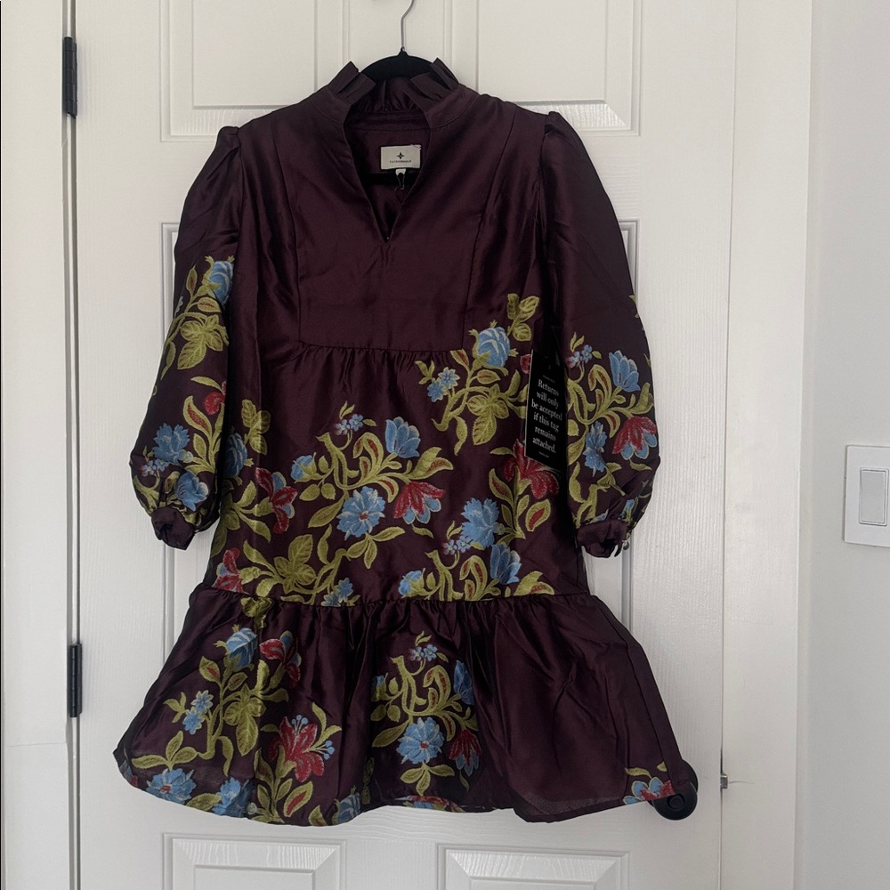 Tuckernuck Winetasting Jacquard Mini Dress
